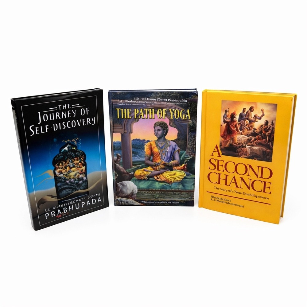 A.C. Bhaktivedanta Swami Prabhupada 3 Book  Journey Self-Discovery Path of Yoga